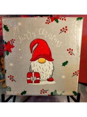 DECOUPAGE CANVAS PRINTS GNOME 